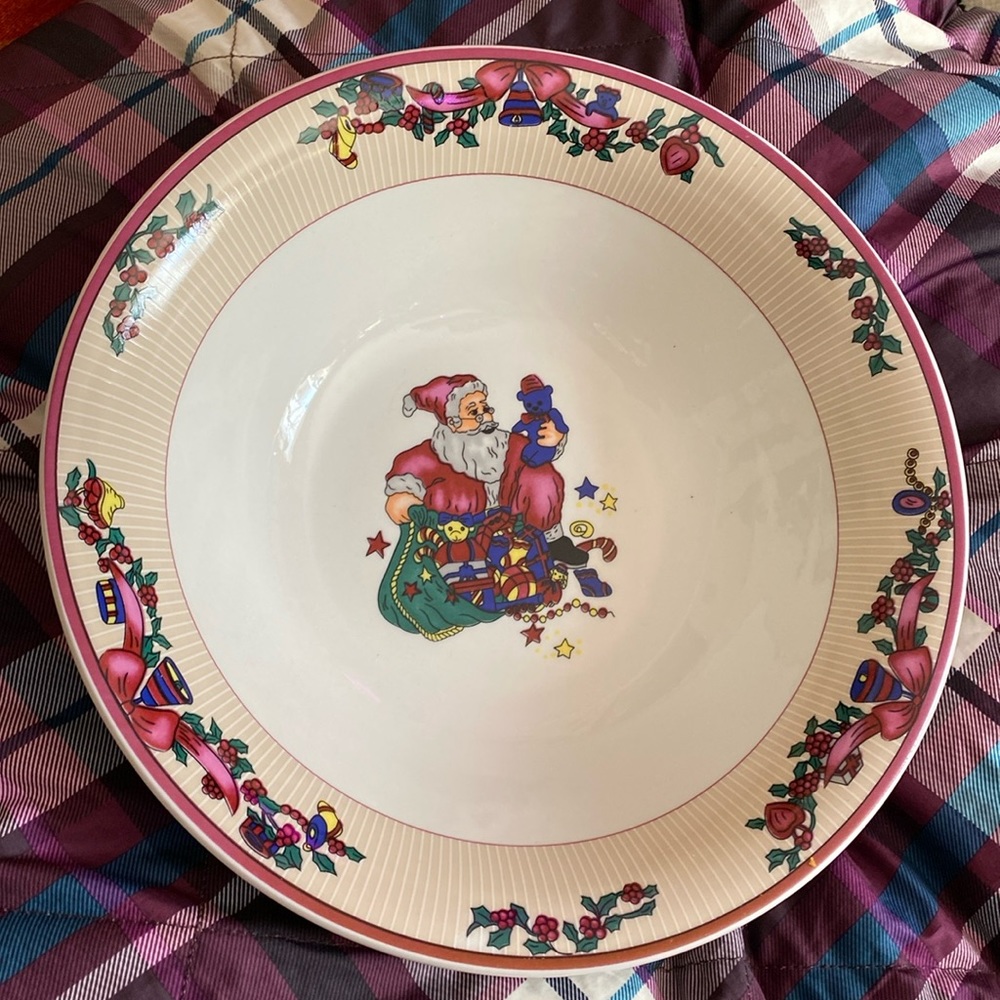 Vintage Christmas Bowl